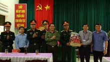 Đoàn Công Tác UBND Tỉnh Đăk Nông Thăm, Tặng Quà Chúc Tết Cán Bộ Chiến Sĩ Đại Đội Bô Binh 4 Và Hộ Nghèo Tại Xã Đăk Đrông