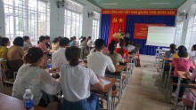 Tập huấn hướng dẫn nghiệp vụ cho cán bộ thư viện cơ sở
