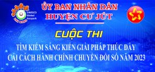 Kế hoạch tổ chức cuộc thi tìm kiếm sáng kiến giải pháp thúc đẩy cải cách hành chính chuyển đổi số năm 2023