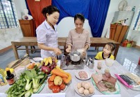 Thực hành dinh dưỡng tại 36 điểm trong các khu dân cư trên địa bàn huyện Cư Jut