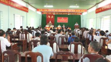 Hội nghị tiếp xúc cử tri đại biểu HĐND 2 cấp tỉnh, huyện sau Kỳ họp thứ 7, nhiệm kỳ 2021-2026.