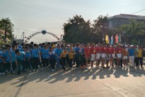 Sôi nổi ngày chạy Olympic vì sức khỏe toàn dân và phát động toàn dân luyện tập môn bơi năm 2024 tại xã Cư Knia