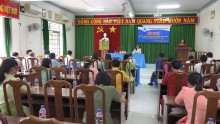 Hội nghị sơ kết giữa nhiệm kỳ thực hiện NQ Đại hội đại biểu phụ nữ huyện lần thứ VII, nhiệm kỳ 2021-2026