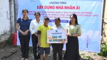 Lễ khởi công xây dựng nhà Nhân Ái tại thị trấn Eatling