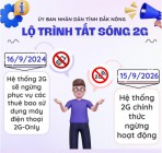 Lộ trình dừng công nghệ sóng di động 2G