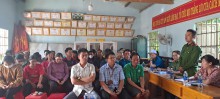 Tổ chức phát động quần chúng tại xã Cư Knia