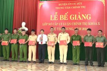 Bế giảng lớp sơ cấp lý luận chính trị khoá X, hệ tập trung năm 2024
