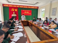 Đảng ủy Quân sự huyện Cư Jút: ra Nghị quyết lãnh đạo thực hiện nhiệm vụ năm 2025