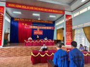 Tòa án nhân dân huyện Cưjut xét xử  lưu động vụ án  tàng trữ trái phép chất ma túy tại xã Nam Dong