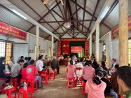 “Diễn đàn Công an lắng nghe ý kiến Nhân dân”   tại Buôn EaPô, xã Tâm Thắng