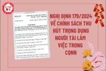 Nghị định 179/2024/NĐ-CP Quy định chính sách thu hút, trọng dụng người có tài năng  làm việc trong cơ quan, tổ chức, đơn vị của Đảng Cộng sản Việt Nam,  Nhà nước, Mặt trận Tổ quốc Việt Nam và các tổ chức chính trị - xã hội