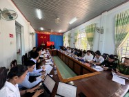 Phó Bí thư Tỉnh ủy Hồ Xuân Trường  đến thăm và làm việc với Đảng uỷ 2 xã Trúc Sơn và Đăk Wil