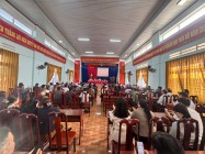 Đại biểu HĐND 2 cấp Tỉnh và Huyện tiếp xúc với cử tri huyện Cưjút