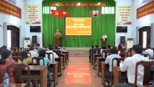 BCH đảng bộ huyện Cư Jút Công bố quyết định về hợp nhất Ban tuyên giáo và Ban dân vận Huyện uỷ; Công bố quyết định về công tác cán bộ