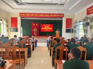 Đảng ủy Quân sự huyện  Cưjút tổng kết 10 năm thực hiện Chỉ thị số 05-CT/TW của Bộ Chính trị