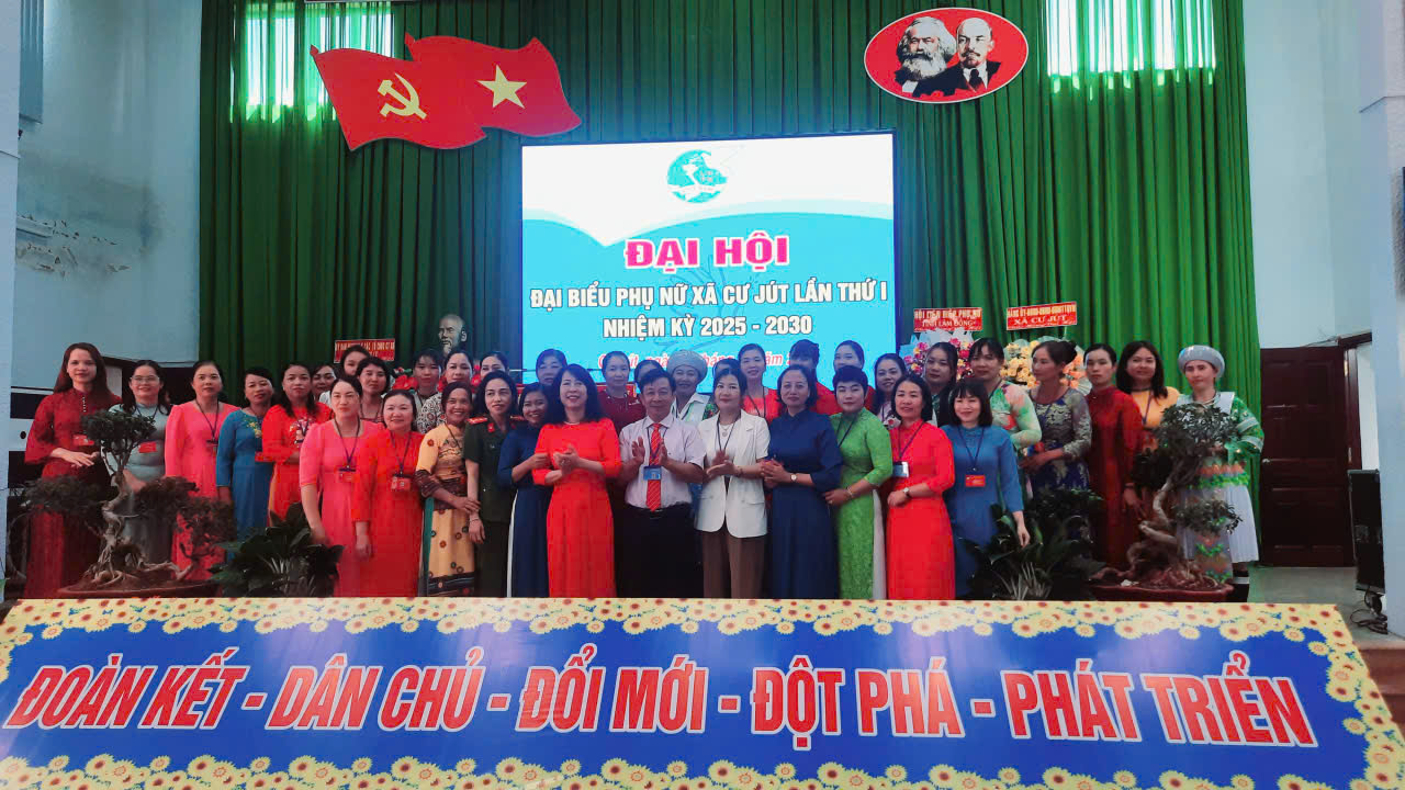 ban chap hanh hoi lhpn xa cu jut khoa i nhiem ky 2025 2030 ra mat dai hoi